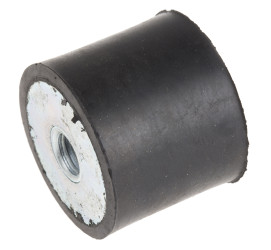 Podstawka antywibracyjna M8 średnica 30mm wysokość całkowita 25mm Nóżka sprężysta żeńska