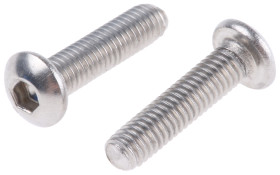 Śruba imbusowa M3 długość 12mm Gniazdo sześciokątne wypukłe Stal nierdzewna RS PRO