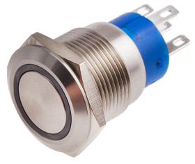 Nasadka przełącznika Zatrzaskowy SPDT średnica wycięcia 19.2mm, montaż panelowy RS PRO