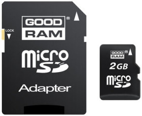 karta pamięci microSD GOODRAM 2GB - rozpakowana