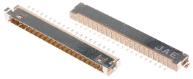 JAE Złącze LVDS, FI, Montaż powierzchniowy, Gniazdo, Lutowie 20-pinowe Kąt prosty 1-rzędowe, raster 1.25 mm