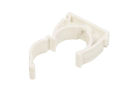 Uchwyt zamknięty do rur gładkich UZ 25 biały 68045 /100szt./