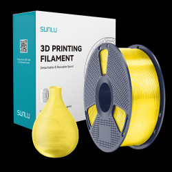 SUNLU PET-G 1.75mm 1kg Transparent Yellow / Żółty Transparentny