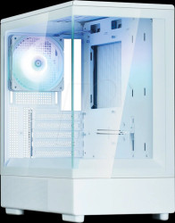 P10 White Zalman P10 PC housing, tempered glass, mATX