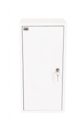 Rozdzielnia natynkowa metalowa 1 X TL 3F + 11 zabezpieczeń zamek pełne drzwi RAL 9003 A-RZ12/PD