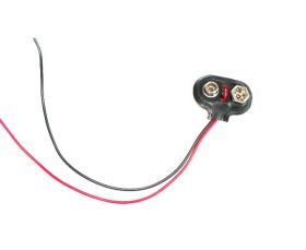 Zatrzask klips baterii 9V 6F22 typ T -2szt