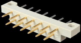 Pin header, 13-pin, DIN 41617, PCB, straight