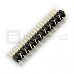 Goldpin wtyk męski 1x20 raster 1,27mm - SMD