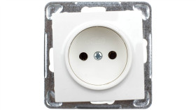 Impresja Gniazdo Pojedyncze B/U Ecru Gp-1Y/M/27