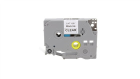 Taśma Tze-131 Do Drukarki Brother 12Mm 8M Przeźroczysta Taśma Czarny Nadruk