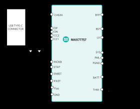 3.15A USB Type-C Autonomous Charger with JEITA for 1-Cell Li-ion/LiFePO4 Batteries