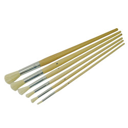 Faithfull 75Q0191 Round Fitch Brush Set 6 Piece