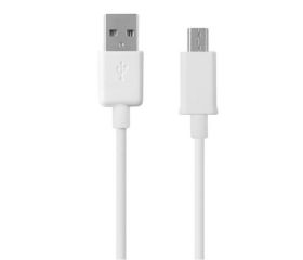 KABEL USB/MICRO 80CM 8MM BIALY