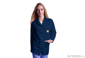 FARTUCH ESD STANDARD GRANATOWY ROZMIAR L