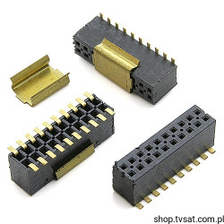 FLE-110-01-G-DV-P-TR Socket 2 x 10 Pin SMD SAMTEC