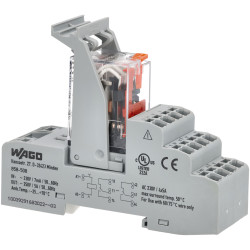 WAGO 858-508 230VAC 5A 4PDT-CO DIN Rail Mountable Relay Module
