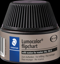 488 56-9 Refill station, Lumocolor flipchart marker 356/356 B, black