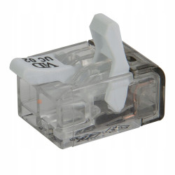 Szybkozłączka instalacyjna 4 mm2 x 2 BEMKO 1 sztuka 100 sztuk 1-E03-P052