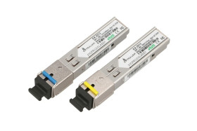 Moduł SFP WDM 1,25Gbps, 1310/1550nm, single mode, 20km, SC, DOM, para Extralink SFP 1.25G
