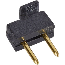 W &amp; P Products 161-10-00-1 Shorting Jumper, 2.54mm Spacing, 2 Pins, 1 pc