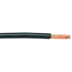 Przewód do urządzeń PTFE 0,06 mm² Czarny Alpha Wire PTFE 30 AWG 600 V dł. 30m 7/0,10 mm +200°C MIL-W-16878/4, NEMA