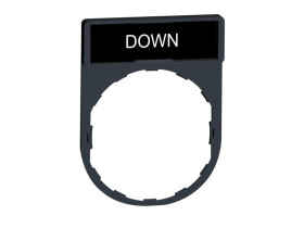 Ramka do mocowania etykiet 30x40mm do etykiet 8x27mm "DOWN" ZBY2308 SCHNEIDER ELECTRIC