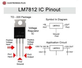 2szt. STABILIZATOR NAPIĘCIA 7812 L7812CV TO220 UKŁAD SCALONY
