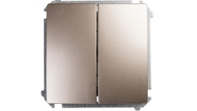 Simon Basic Łącznik Schodowy Podwójny Satynowy Bmw6/2.01/29