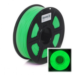 Wkład PLA GLOW 5m - SUNLU PLA 1.75mm Glow In the Dark Green / zielony, świecący