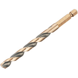 DEWALT DT20611-QZ BLACK&amp;GOLD Hex HSS-G Drill Bit 7.5mm