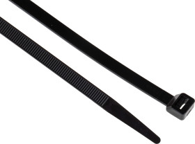 Opaska kablowa długość 380mm szerokość 7,6 mm RS PRO Nylon 66 -40→ +85 °C.