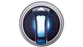 Napęd Przełącznika 3 Położeniowy Niebieski Z Podświetleniem Bez Samopowrotu...