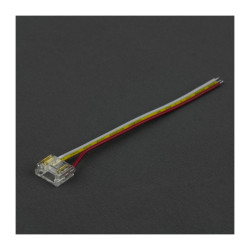 Złączka LED 12mm RGB/RGBW/RGBCCT COB DIGITAL Jednostronna zaciskowa z przewodem 10cm,...