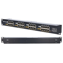 Gigabit PoE Injector 16x 1000Mb/s RJ45, Obudowa Rack Extralink 16 Portowy
