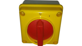 Łącznik Krzywkowy 0-1 1P 12A Włącz-Wyłącz W Obudowie Na Kłódkę Ip65 Łuk...