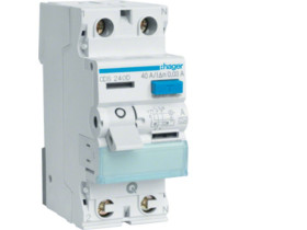 Wyłącznik różnicowoprądowy 1P+N 40A 30mA Typ A QuickConnect CDS240D HAGER