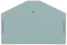 End/Intermediate plate for terminal block, 280-312