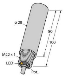 Czujnik pojemnościowy Turck 2601400 1 szt.