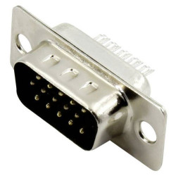 Connfly DS1035-15MBNSISS D-SUB Plug 15 Pins 180&#xB0; Soldering 1 piece