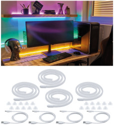 70558 LED strip Neon Colorflex Set, 4 x 4,5 W, 4 x 1000 mm