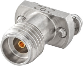 Złącze RF Montaż na panelu Żeński typ złącza Złącze SMA Lutowane