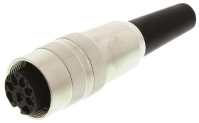 Gniazdo Din 8 -pinowe Żeński Montaż na kablu M16 60 V AC