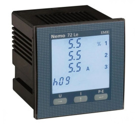 Miernik parametrów sieci NEMO 72-LE tablicowy 1-5A 500V A80-265VAC/100-300VDC wyjście impulsowe + RS485 MF72421