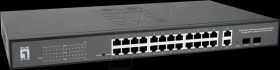 GEP-2841 Switch, 28-Port, Gigabit Ethernet, PoE++, SFP