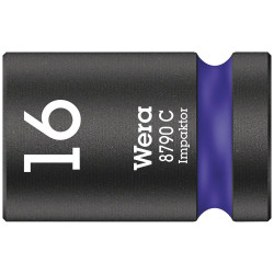 Wera 05004573001 8790 C Impaktor Socket with 1/2&quot; Drive 16 x 38 mm