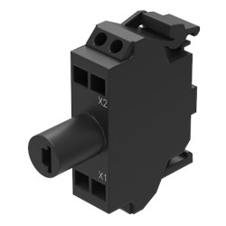 Listwa zaciskowa przycisku EAO 45-32 blokada Moduł oświetlenia Zacisk sprężynowy 24 kolor Zielony