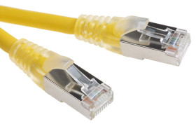 Kabel Ethernet Cat6 długość 5m Z zakończeniem RS PRO LSZH średnica 6mm