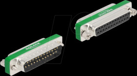 66479 HF/EMI noise filter, D-Sub 25 pin male / female, low pass