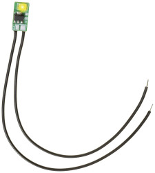 NOCH 51275 LED światło ciągłe migająca, z drutem przyłączeniowym Pasuje do: budynków ciepły biały 4 szt.