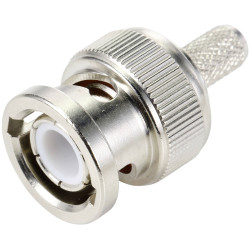 TruComponents 160852 BNC connector Plug, straight 50 &#x3A9;